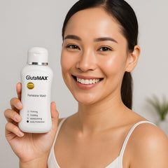 GlutaMAX wash texture appearing moisturizing and comfortable.