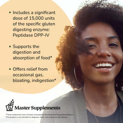 GlutaStim AstraZyme boost image illustrates faster protein digestion.