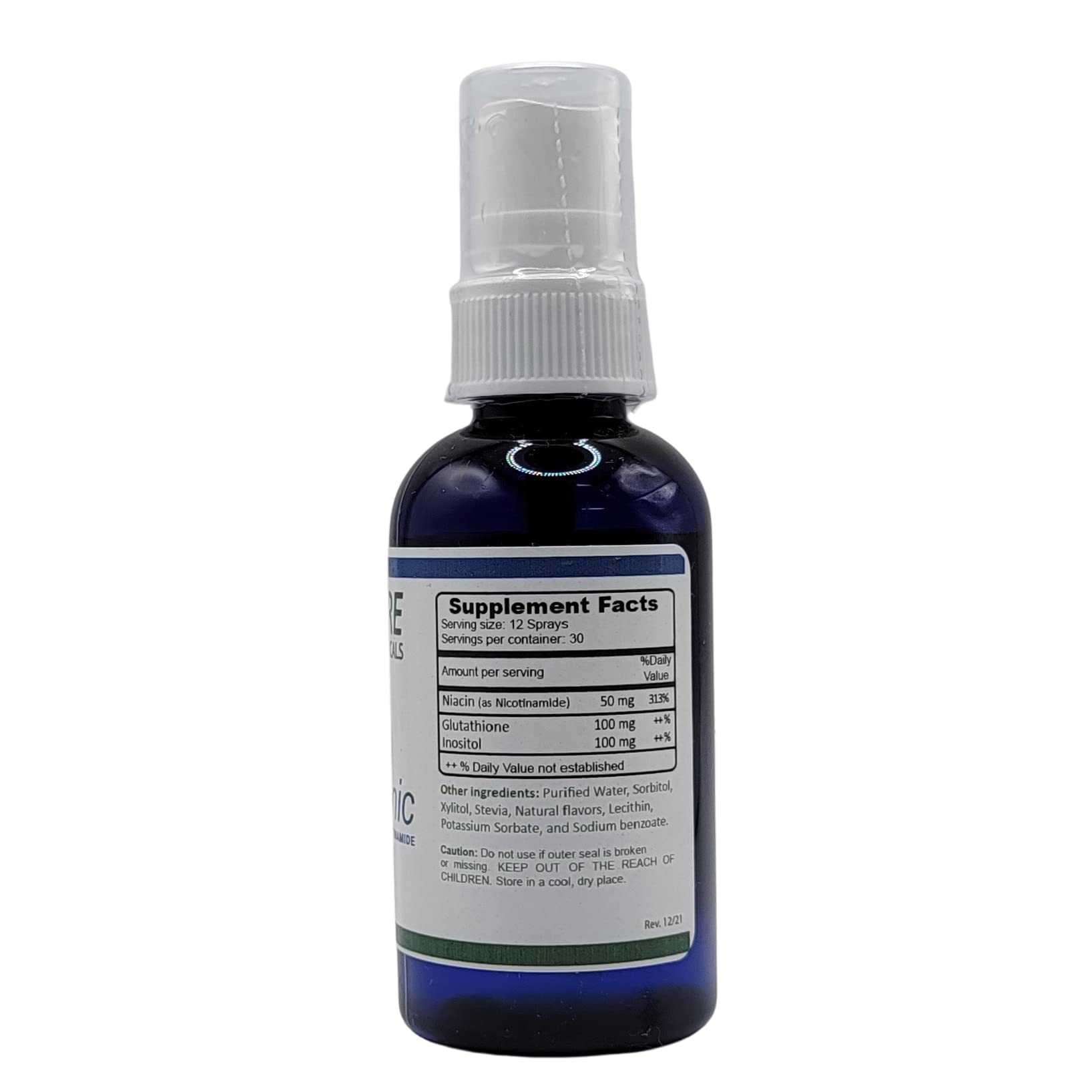 GlutaTonic Legere US-manufactured facility seal indicating quality control.