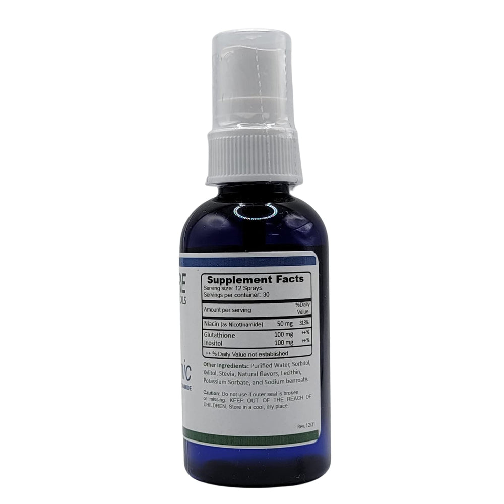 GlutaTonic Legere US-manufactured facility seal indicating quality control.