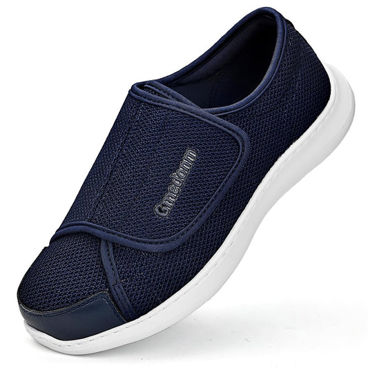 Gmedonm men's wide width shoes with adjustable vamp offering flexible fit.