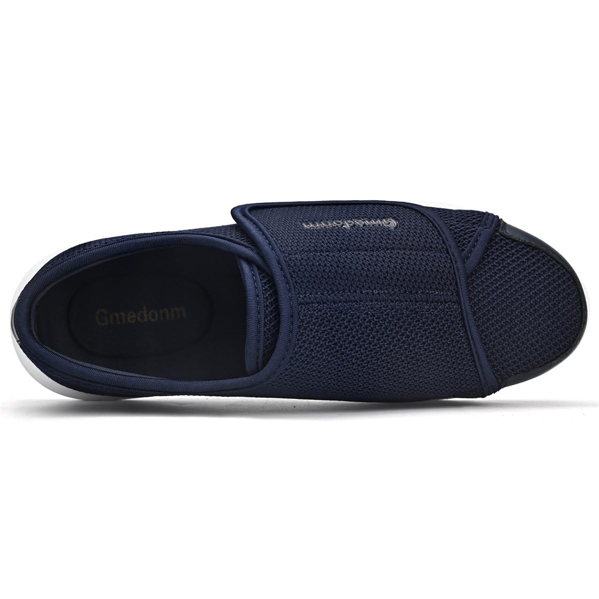 Gmedonm mens wide width shoes adjustable vamp for personalized width comfort