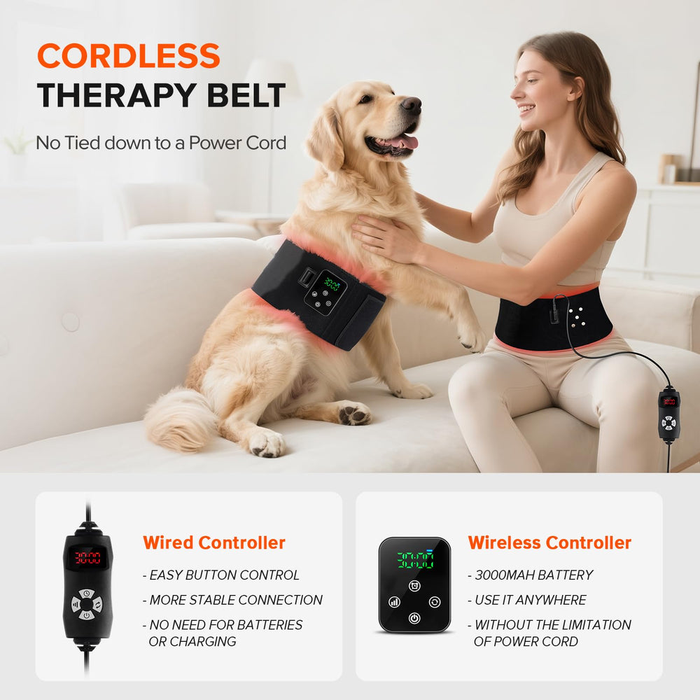 GMOWNW belt remote control for easy on-the-go sessions