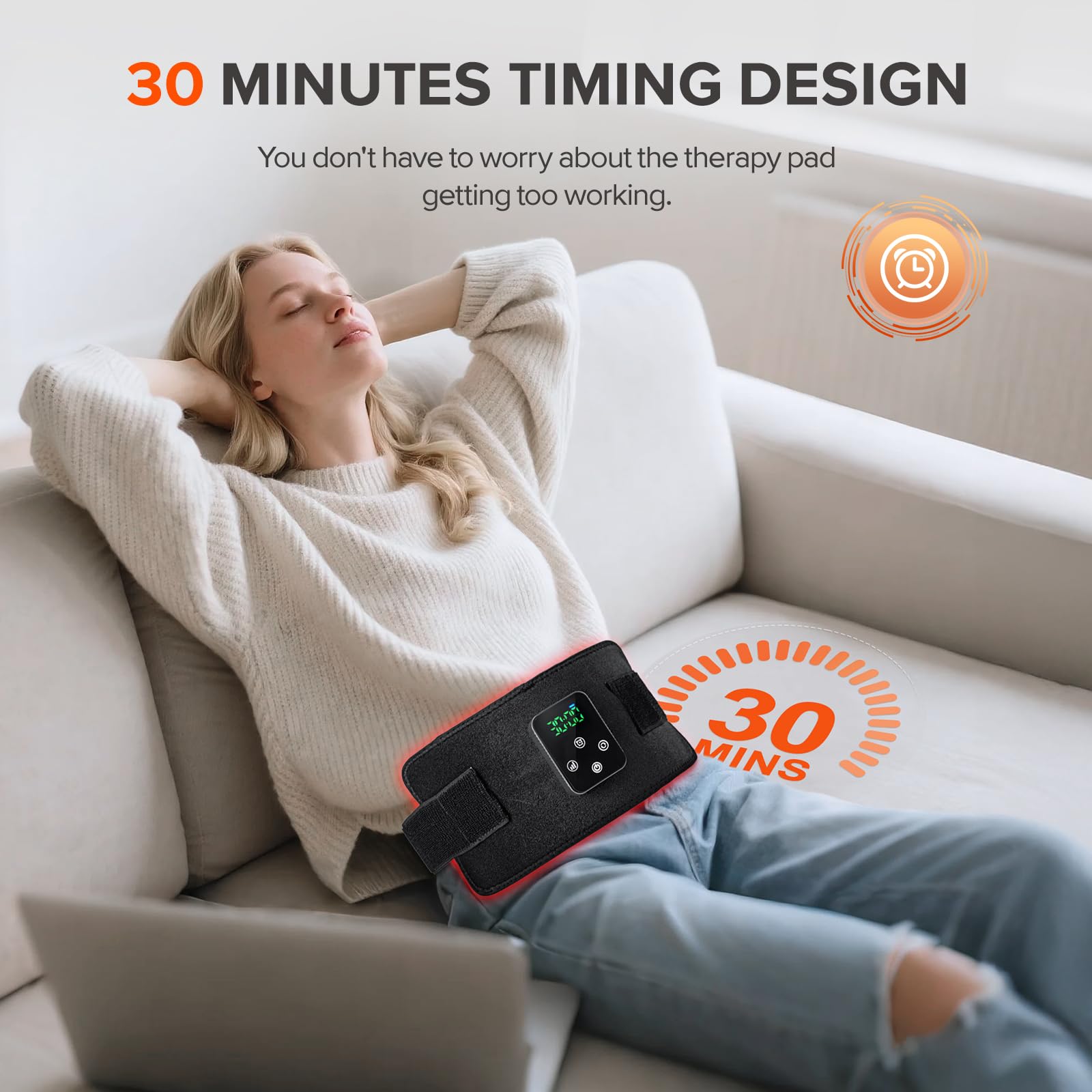 GMOWNW LED touchscreen controller displaying mode and timer