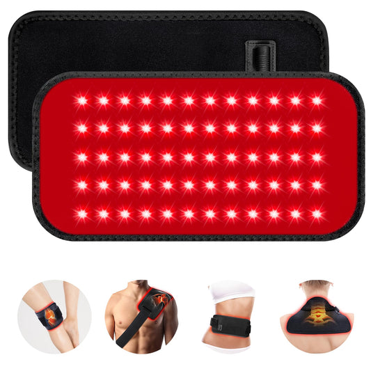 GMOWNW red light therapy belt front view for home use.