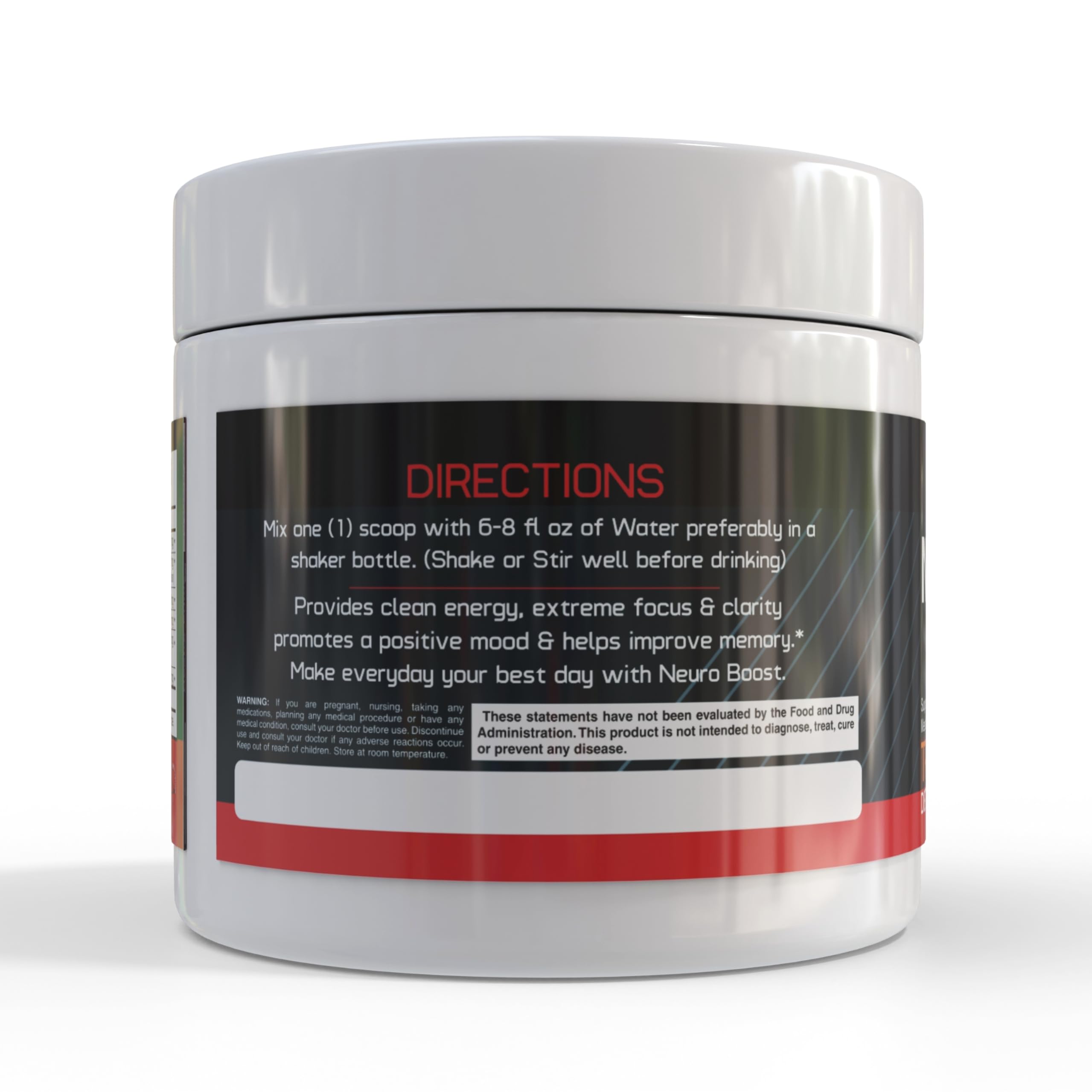 GMU SPORT Nootro-Prime tropical powder ready to mix for focused study