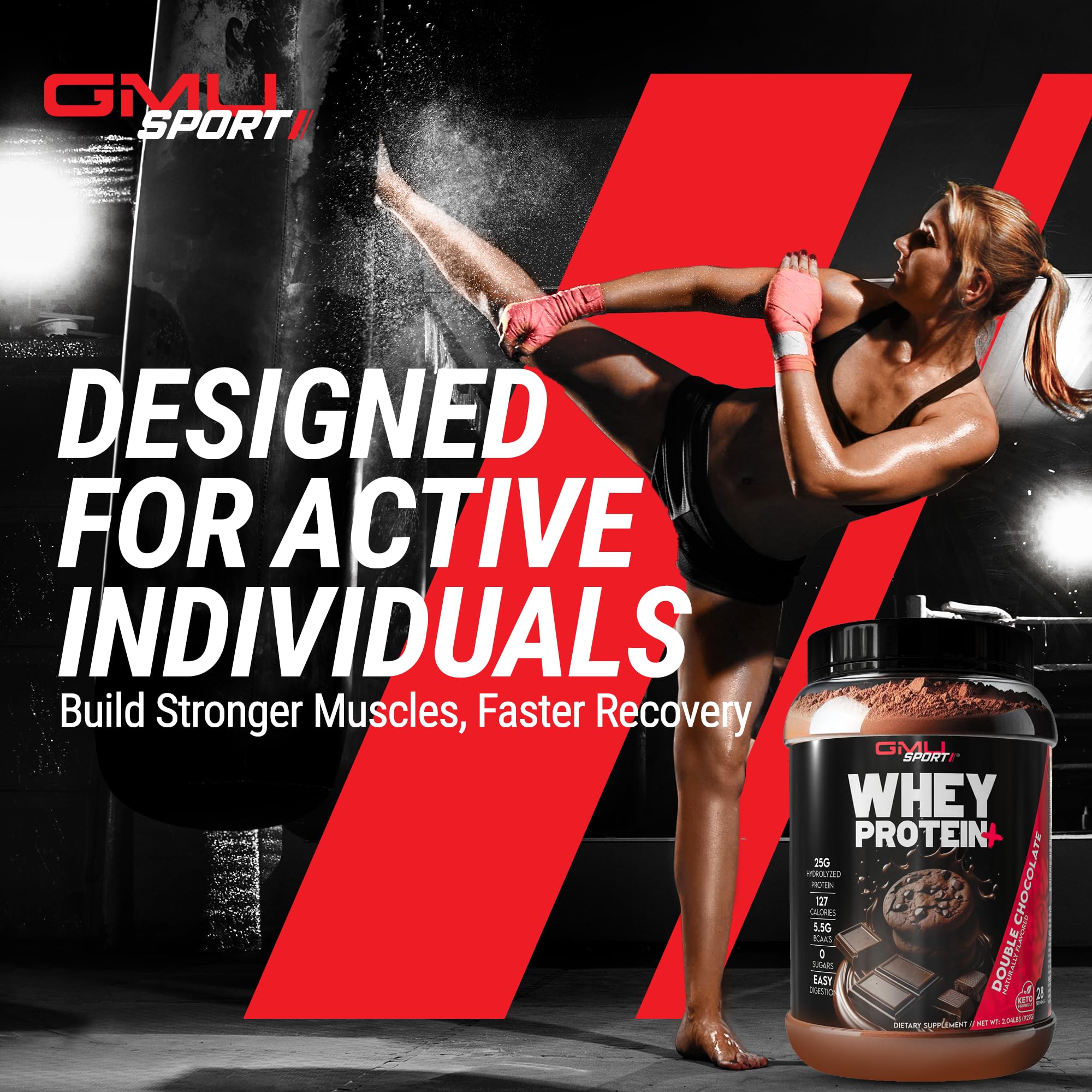 GMU SPORT Post-workout shake enables rapid post-exercise nutrition.