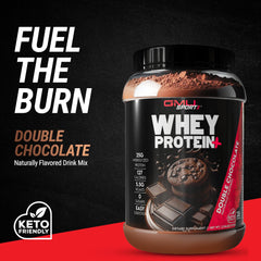 GMU SPORT Whey Protein bottle shown for convenient on-the-go fueling.