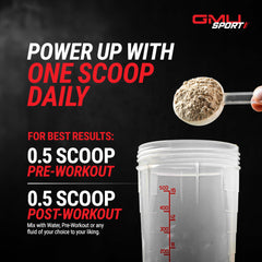 GMU SPORT Creatine 2.0 includes piperine to aid absorption.