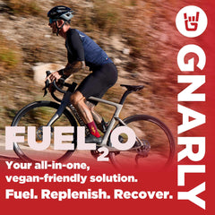 Fuel2O Cherry Cola being mixed in a bottle for convenient fueling