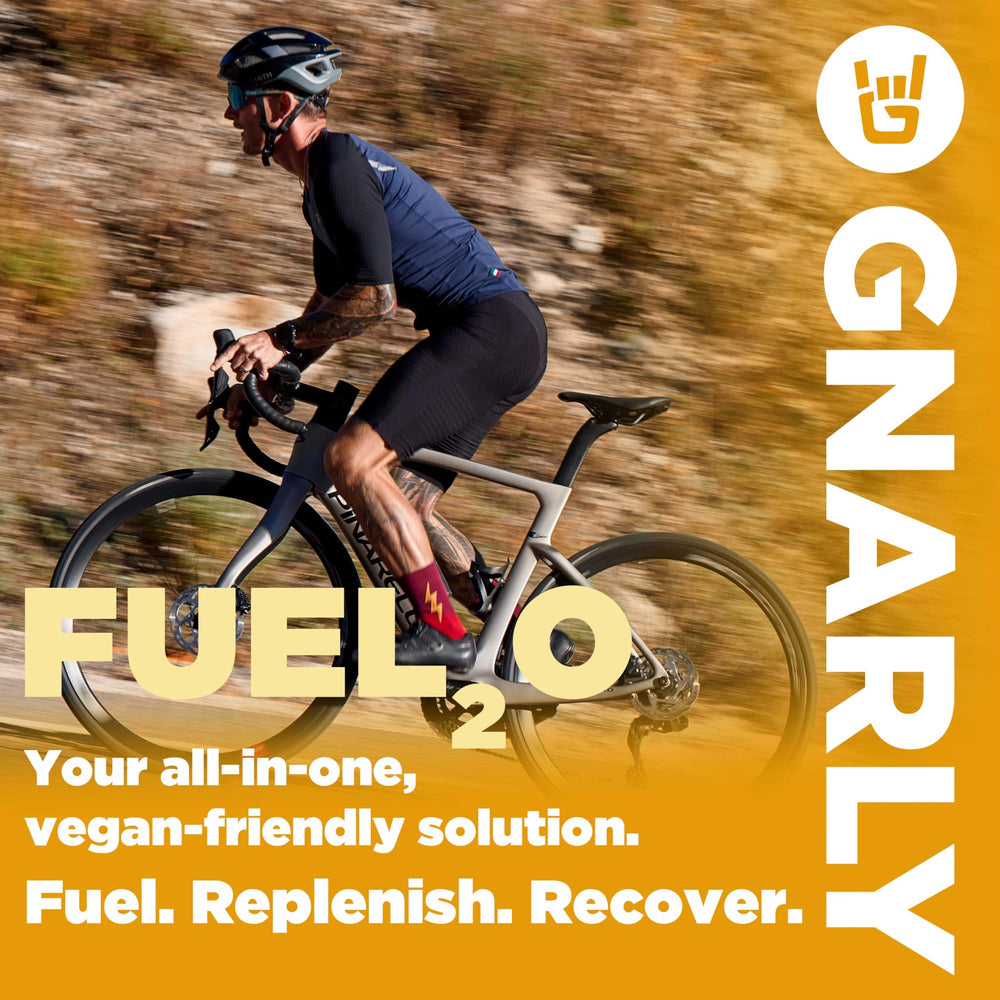 Fuel2O Salted Orange Drank mixed in water to refresh endurance athletes