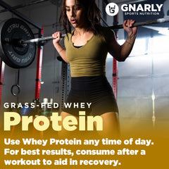 On-the-go Gnarly protein stick packs for convenient fueling during workouts.