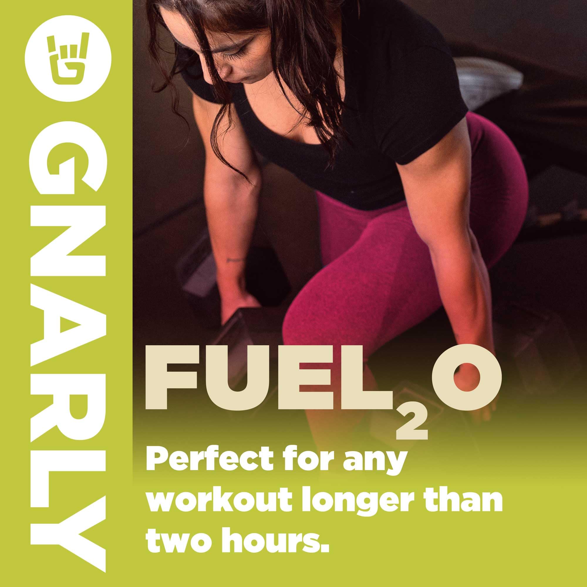 Gnarly Fuel2O Limeade being poured during training session