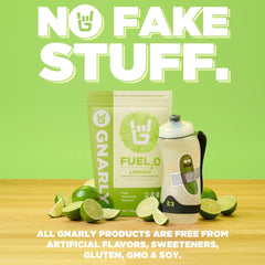 Gnarly Fuel2O Limeade recovery after workout with electrolytes