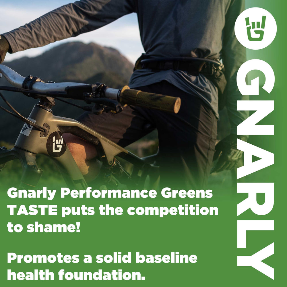 Gnarly Nutrition Greens beetroot and tart cherry image suggesting endurance support