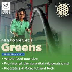 Gnarly Nutrition Greens blueberry-acai stick-pack for on-the-go workouts