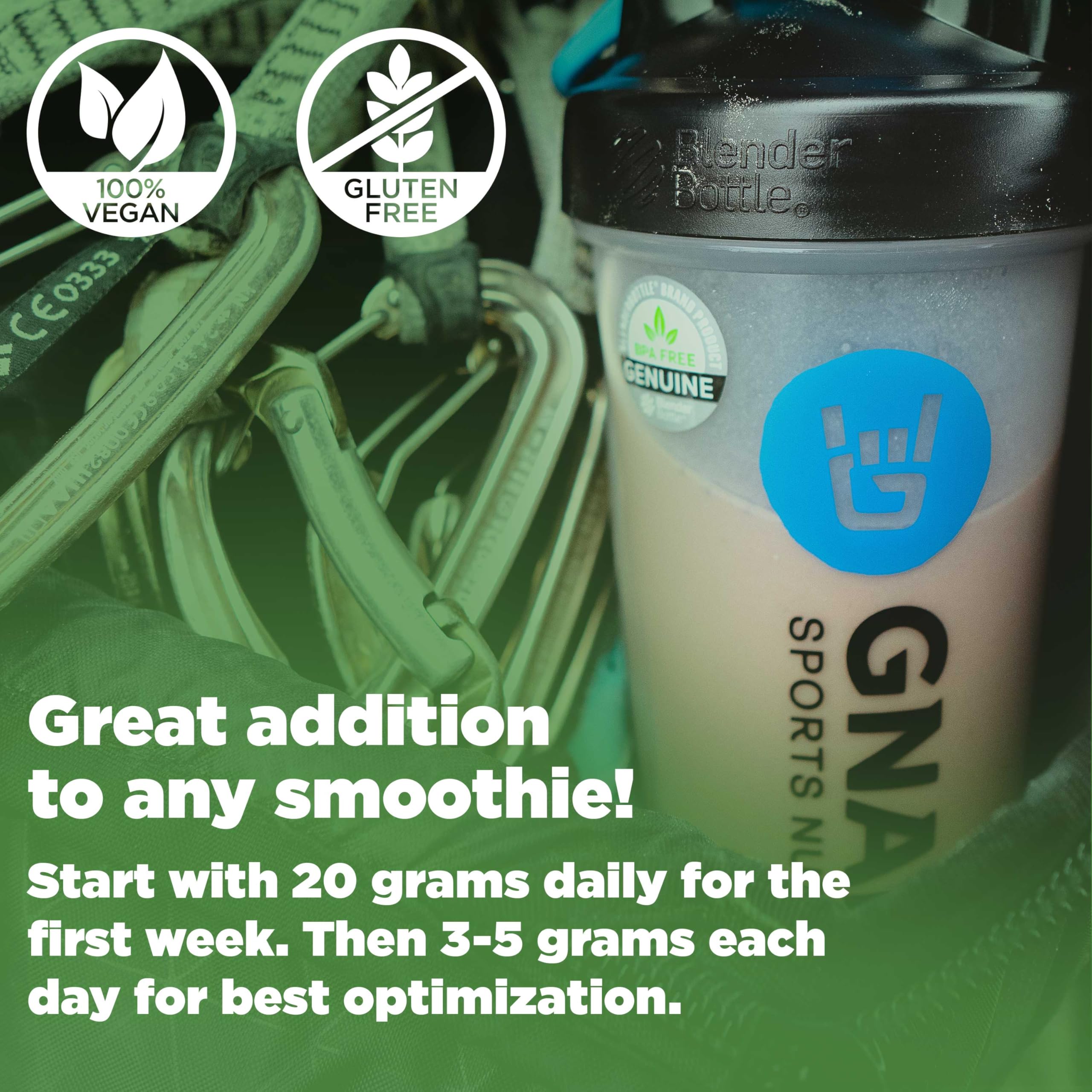 Gnarly Nutrition Greens NSF sport-certified badge signaling quality for athletes