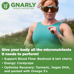 Gnarly Nutrition Greens organic micronutrients support daily wellness during training