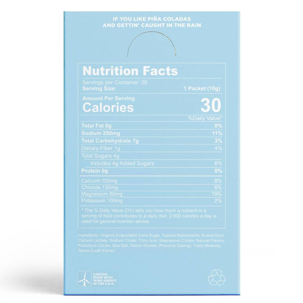 Gnarly Hydrate Pina Colada scoop measure in hand
