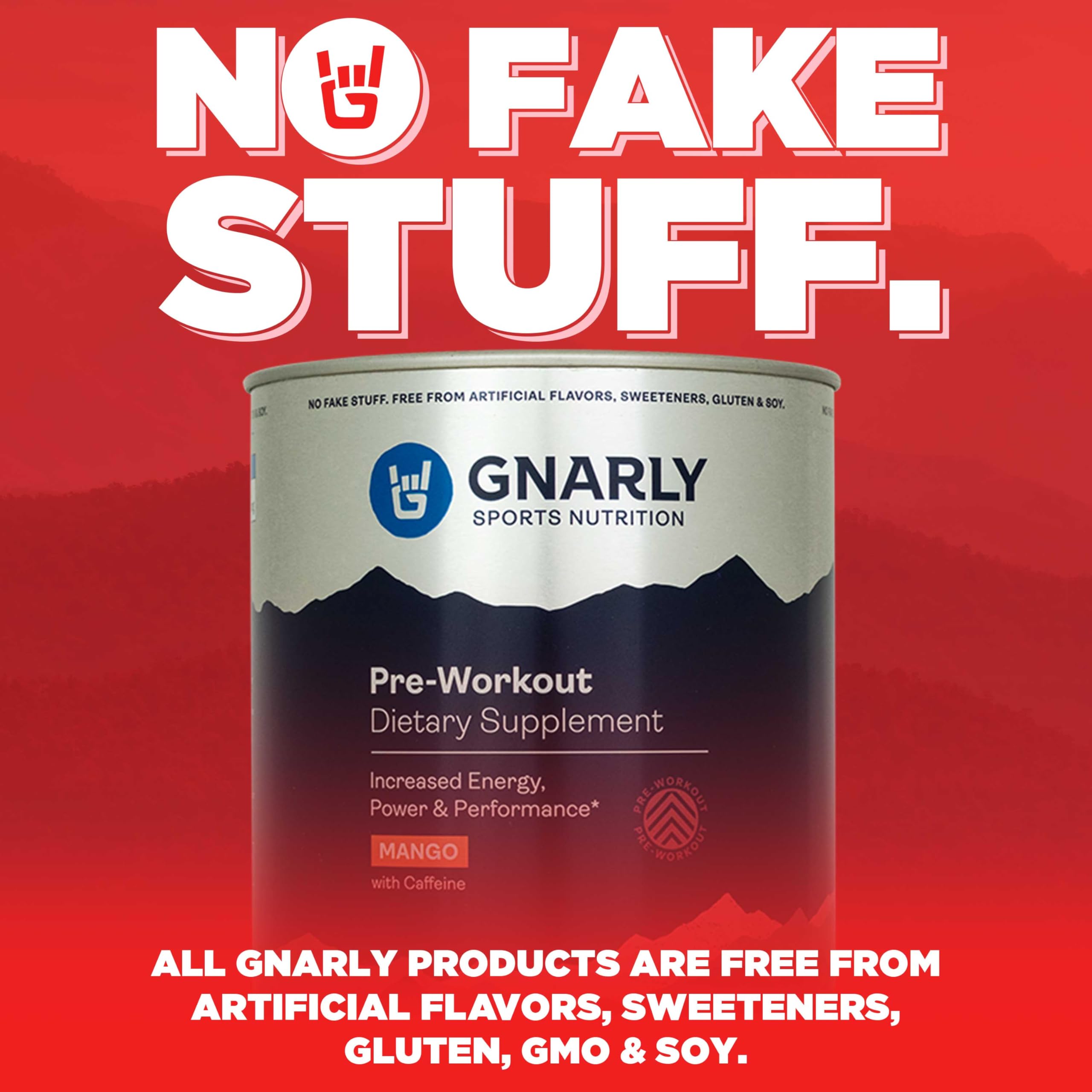 Gnarly NSF-certified packaging signals quality and transparency.