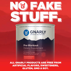 Gnarly gym setting photo illustrating instant mixability into water or a shake.
