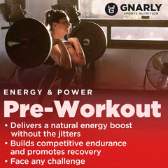 Gnarly pre-workout strawberry lemonade shake in glass highlighting flavor and mixability.