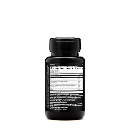 GNC AMP Amplified Focus close-up, highlighting ingredients for mental clarity