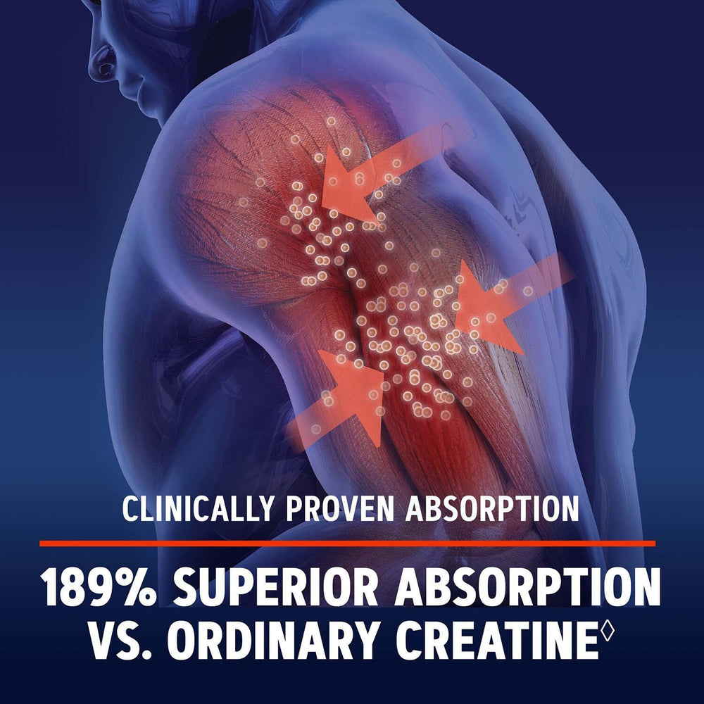 GNC AMP Creatine HCl 189 pills athlete workout scene – supports performance