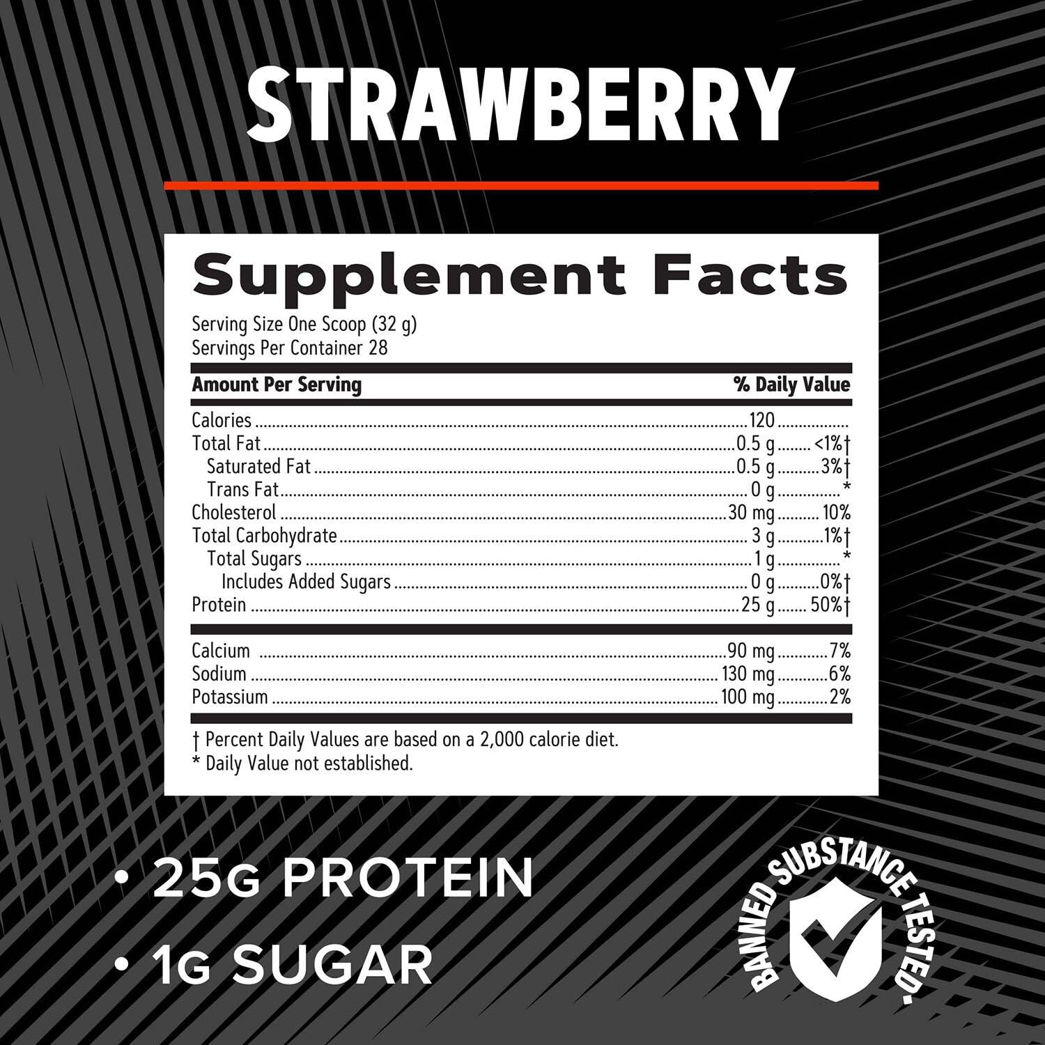 GNC AMP Pure Isolate Strawberry shaker with refreshing shake