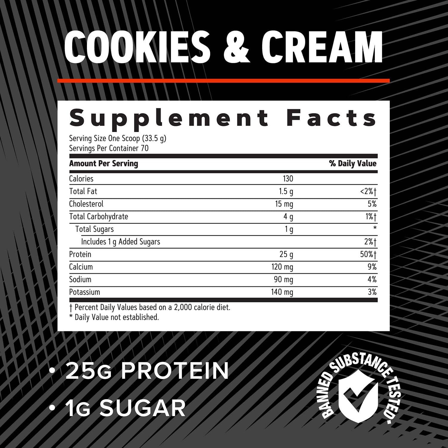 GNC AMP Pure Isolate bottle on a shelf for daily protein needs.