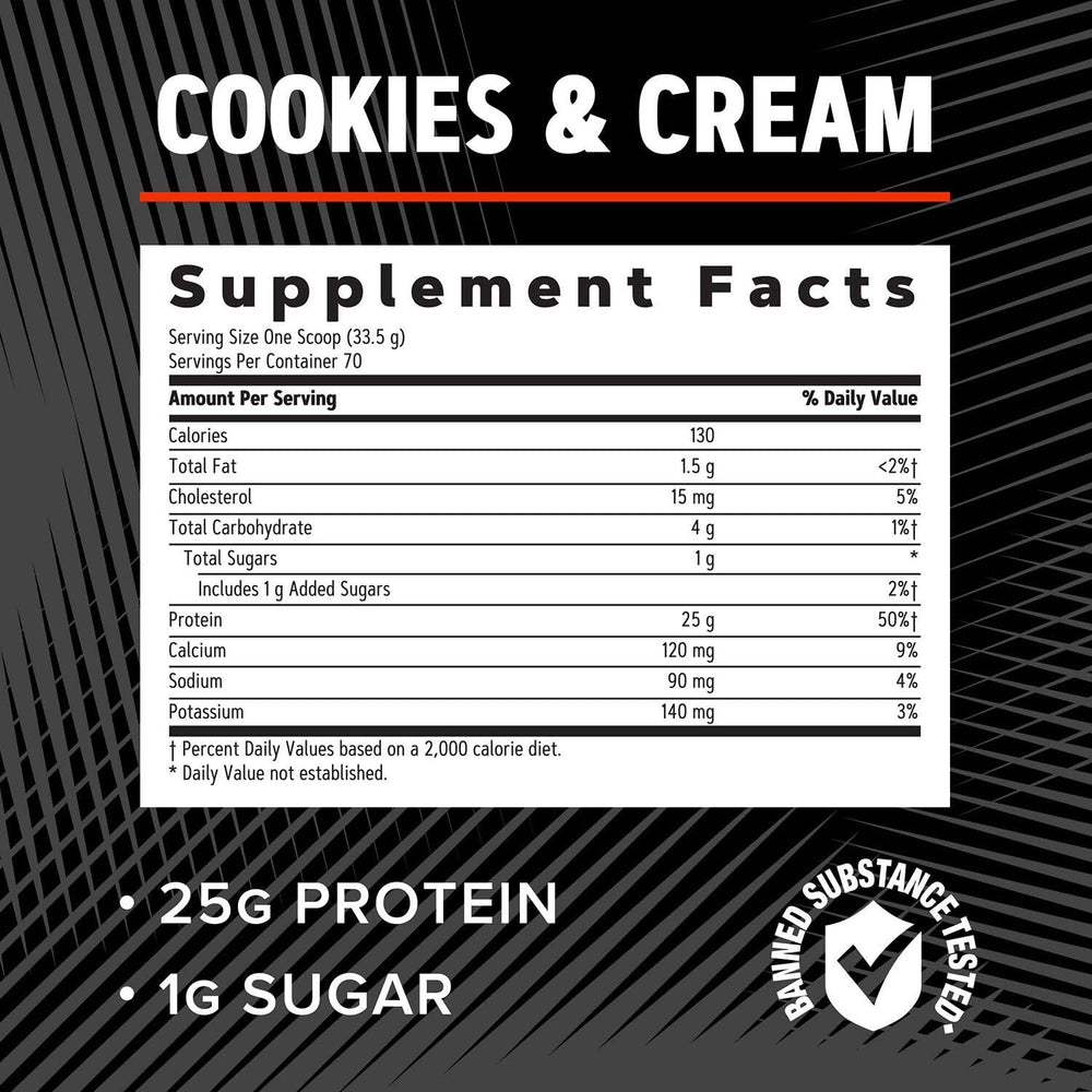 GNC AMP Pure Isolate bottle on a shelf for daily protein needs.