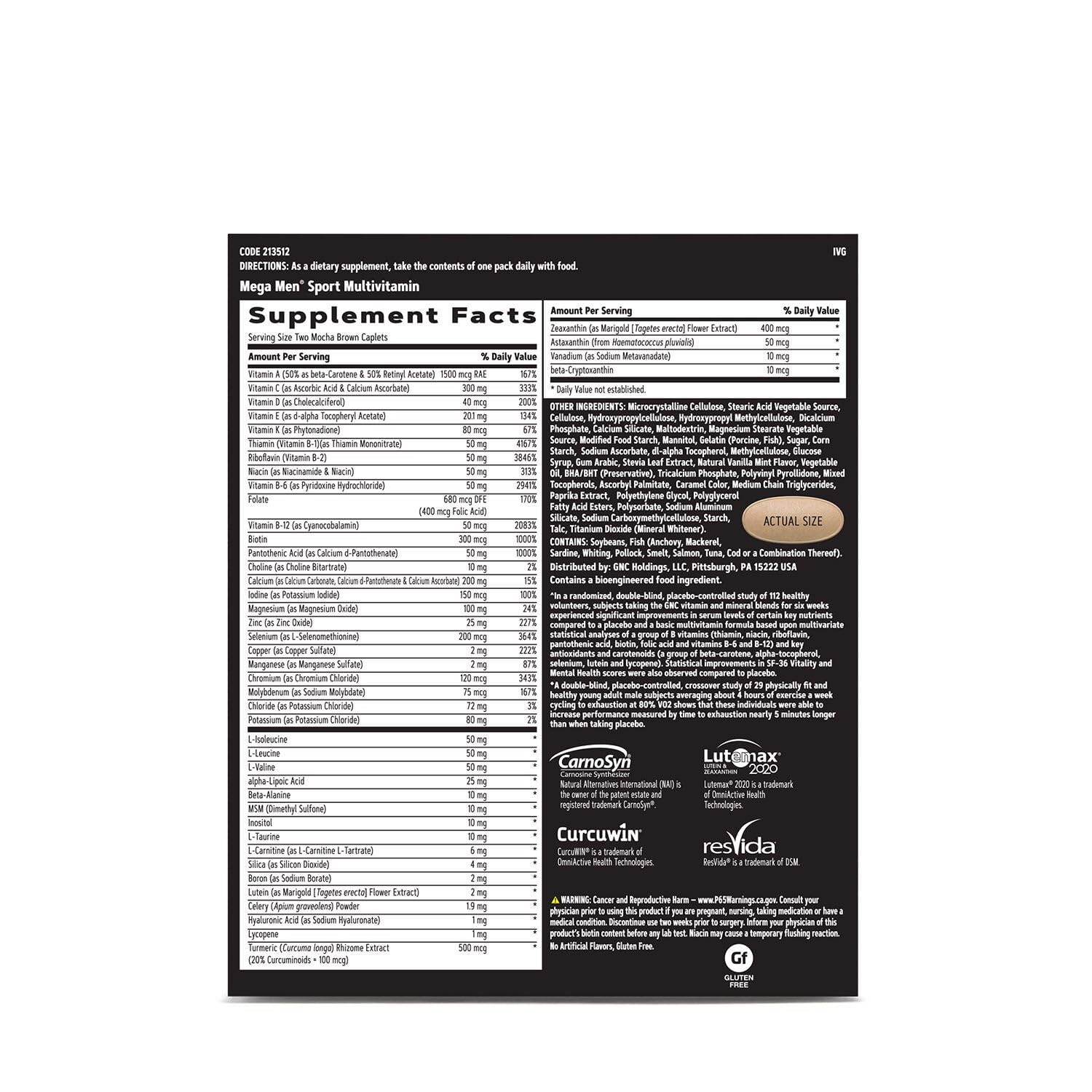GNC AMP L-Arginine within Vitapak bottle emphasizing nitric oxide support.