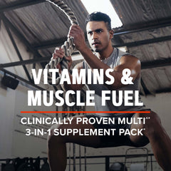 Pills in blister tray from GNC AMP for convenient on-the-go training
