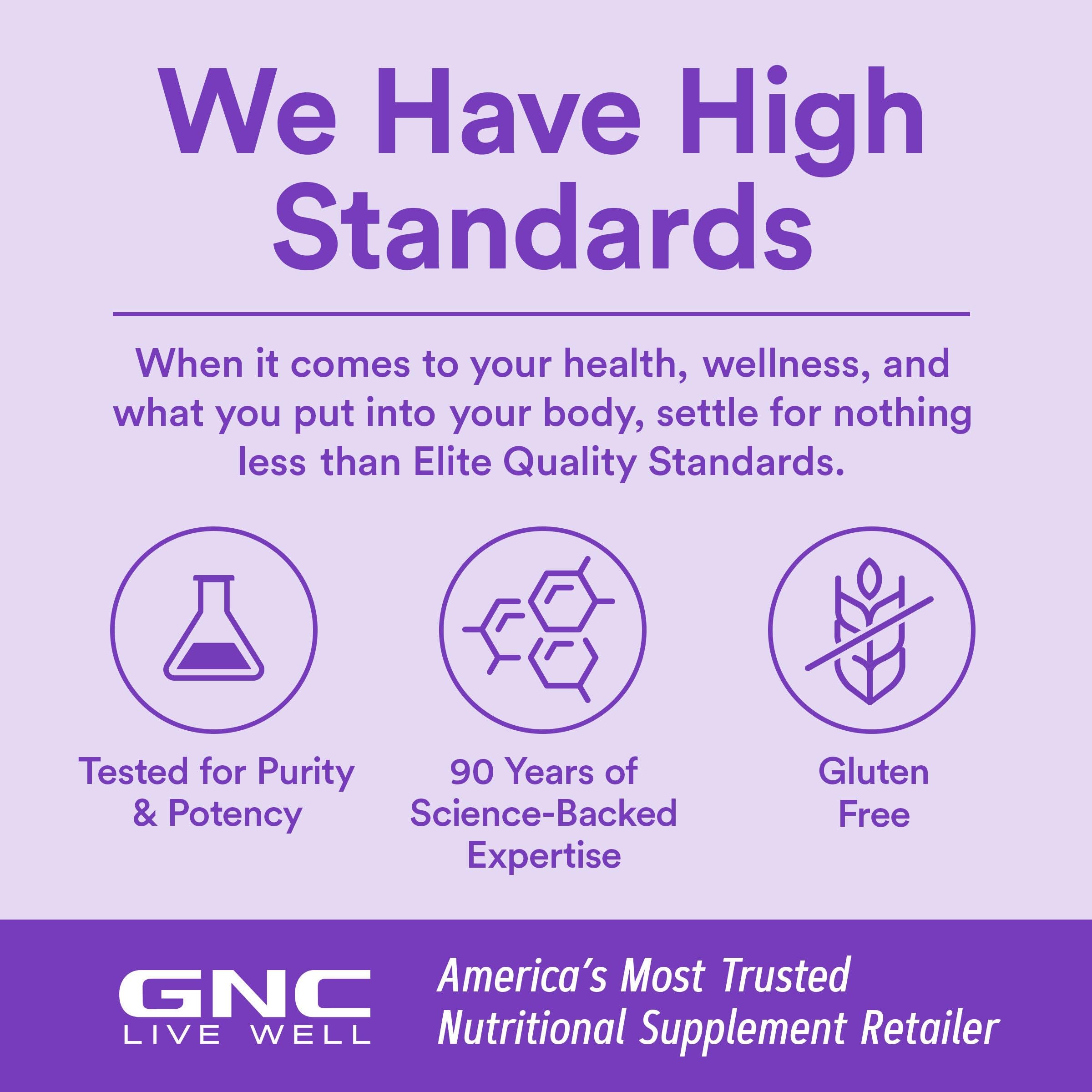 GNC Digestive Enzymes aid comfortable digestion after meals