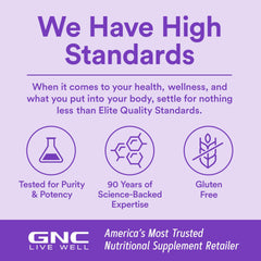 GNC Digestive Enzymes aid comfortable digestion after meals