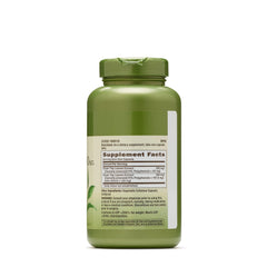 GNC Herbal Plus Green Tea Complex capsules showing vegetarian formula and EGCG content