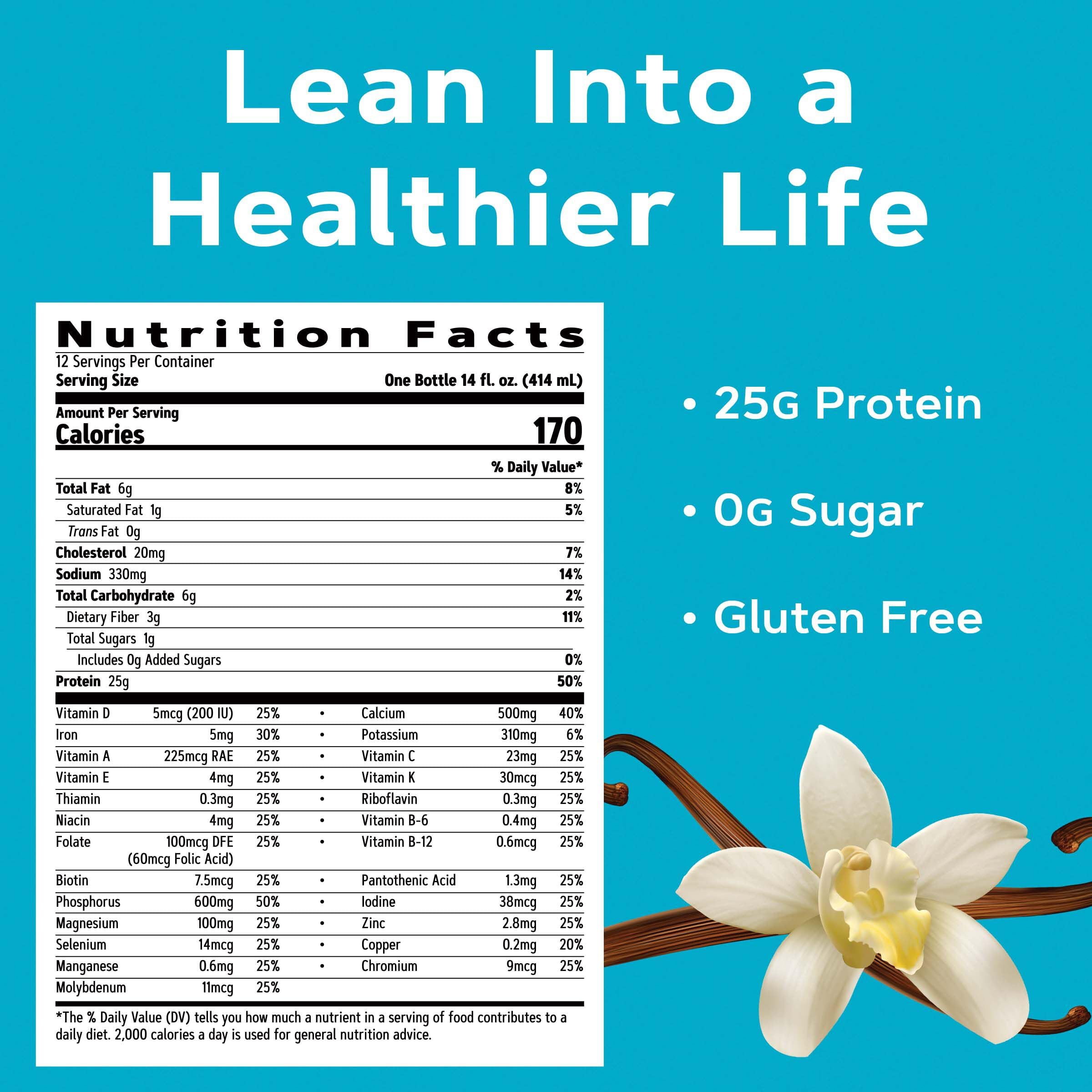 GNC Lean Shake 25 healthy metabolism support vitamins.