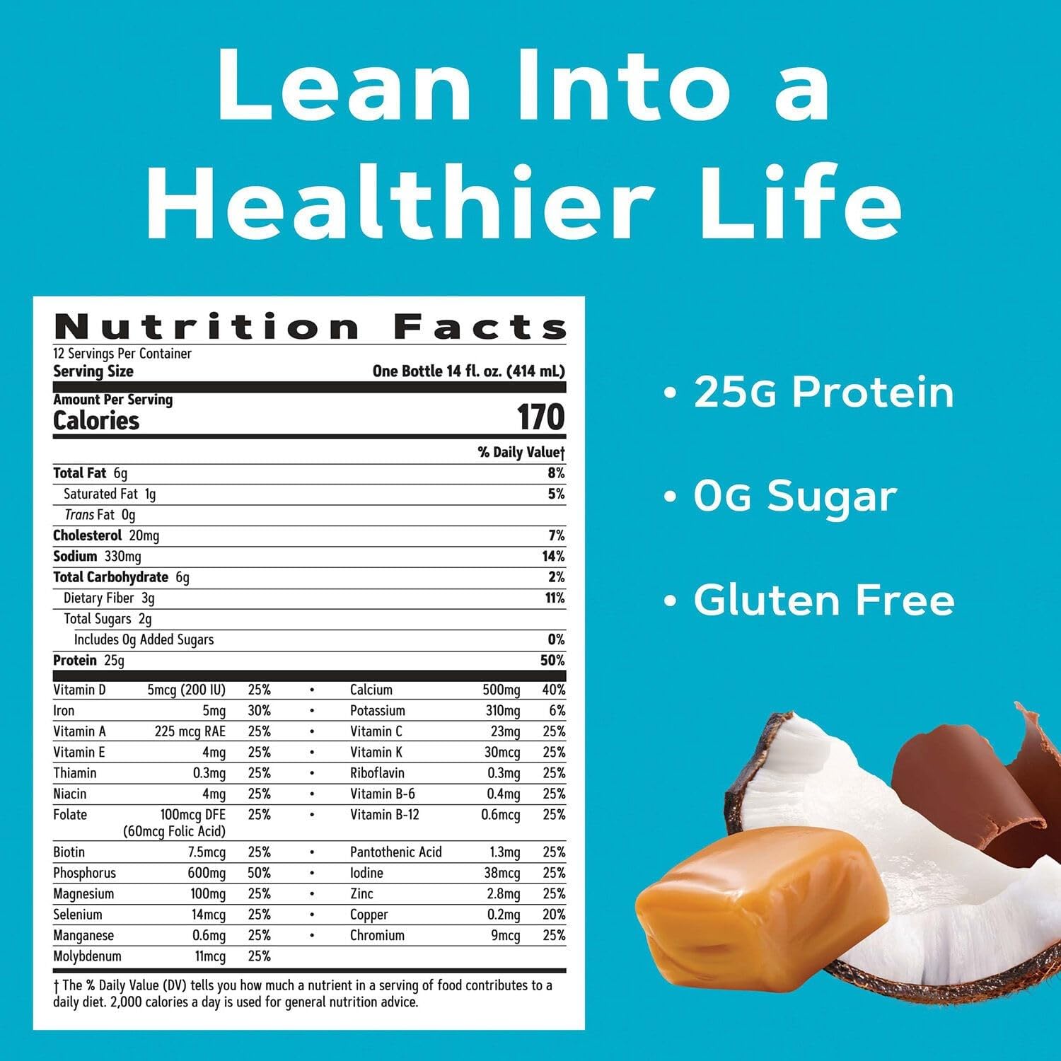 GNC Lean Shake 25 pour-bottle ready-to-drink nutrition you can grab