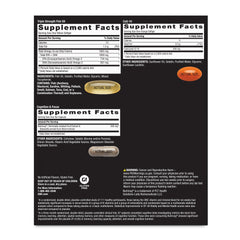 GNC Mega Men 50 Plus Vitapak bottle closeup highlighting heart health support