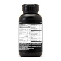 GNC Mega Men caplets close-up highlighting small, easy-to-swallow design for daily use.