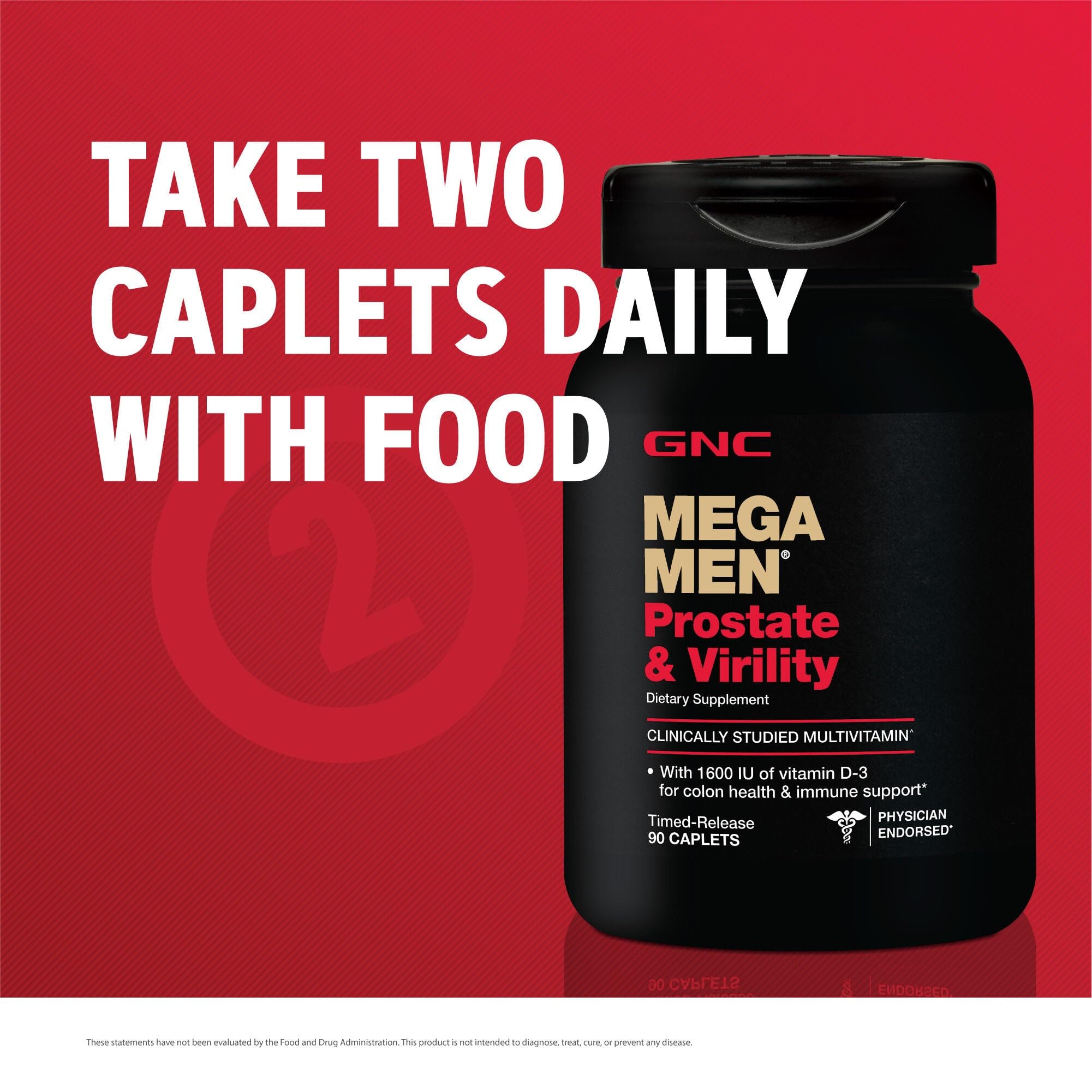 GNC Mega Men Prostate and Virility arginine and herb blend promoting vitality