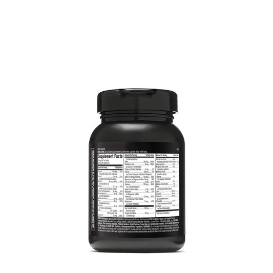 GNC Mega Men Prostate and Virility bottle side highlighting key ingredients for prostate and sexual health