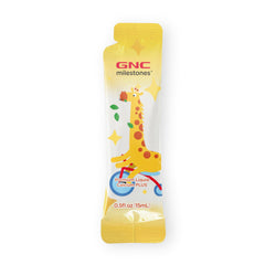 Close up of elderberry flavor and child friendly bottle appealing to kids
