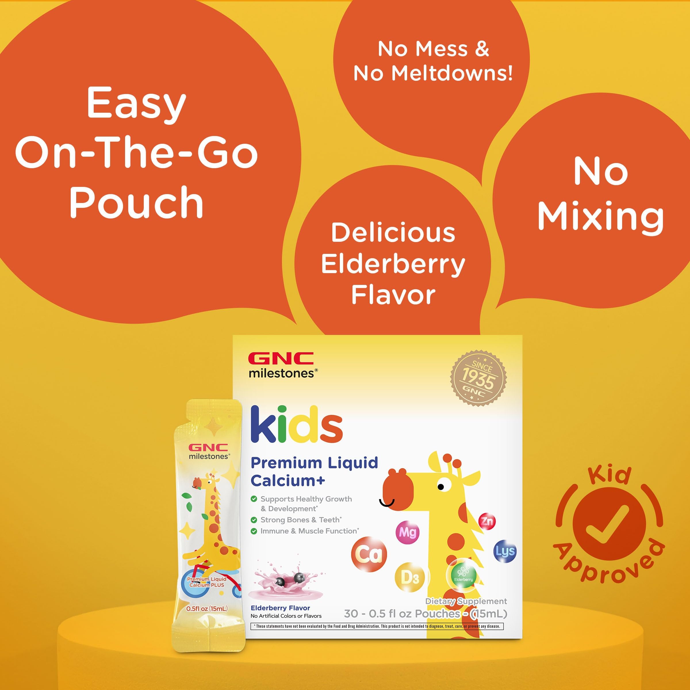 Elderberry flavor label signals a tasty kid approved experience