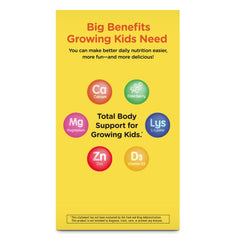 GNC Milestones Kids Premium Liquid Calcium+ pouch ready for school and travel