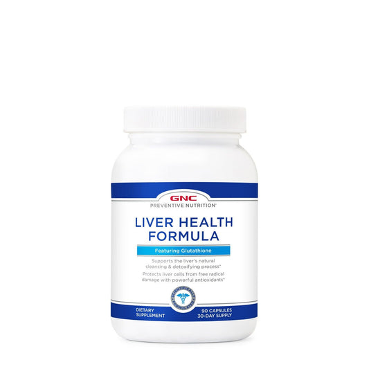 GNC Preventive Nutrition Liver Health Formula bottle with capsules for daily support