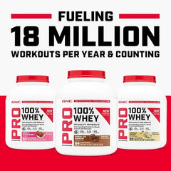 GNC Pro Performance 100% Whey Protein Powder 2.0 recipe idea blended with fruits and yogurt