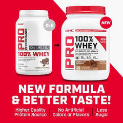 GNC Pro Performance 100% Whey scoop for easy portioning after training