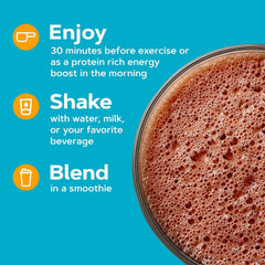 GNC Total Lean Lean Shake Burn chocolate fudge mixed with water for quick preparation