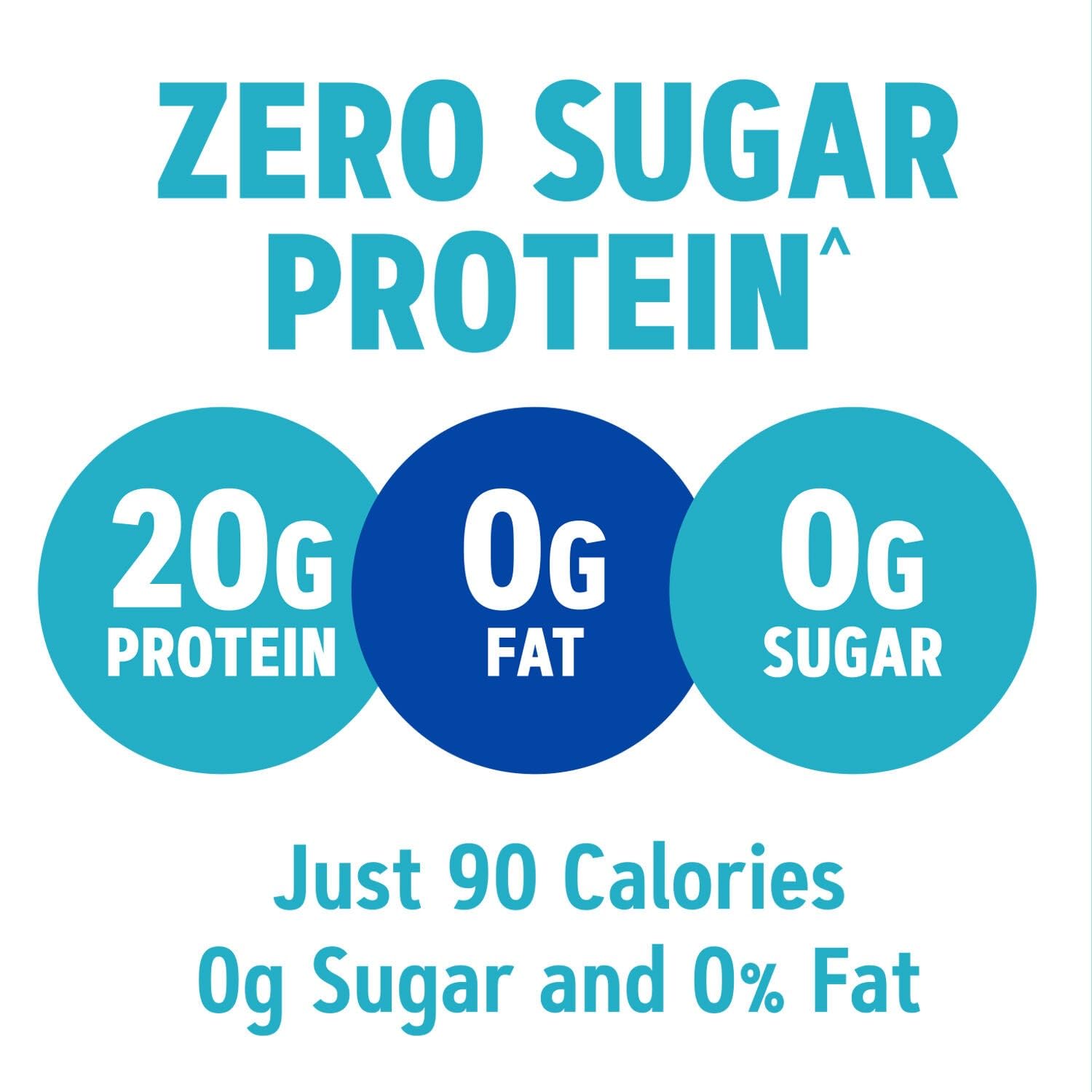 GNC Total Lean Zero Sugar Protein shake pouring with rich chocolate flavor